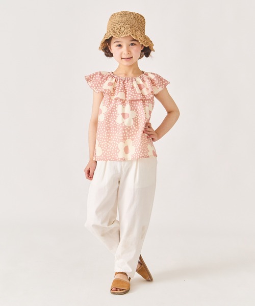ever closet チュニック 花柄 ノースリーブ キッズ 子供服