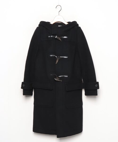 HYKE（ハイク） ダッフルコート 1 ブラック レディース : ZOZOTOWN