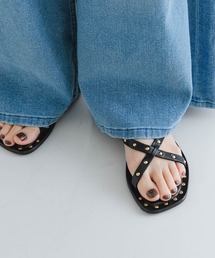 サンダル CORSO ROMA， 9　STUDS SANDAL レディース｜ZOZOTOWN Yahoo!店