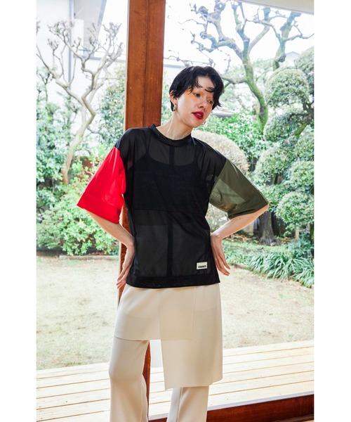 tシャツ MESH LOOSE TOP レディース