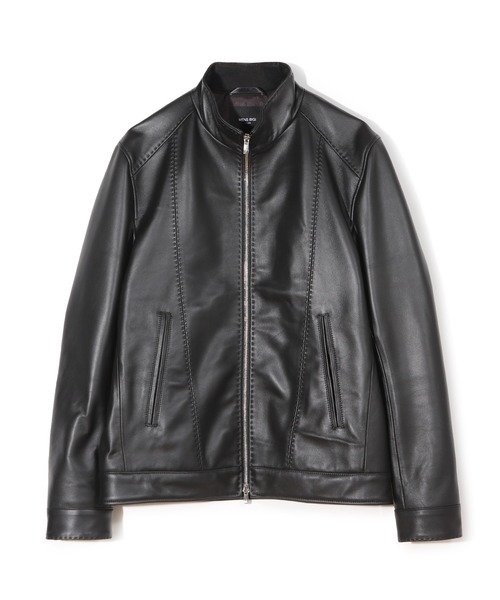MEN'S BIGI（メンズビギ） 革ジャン ライダース スタンドカラー