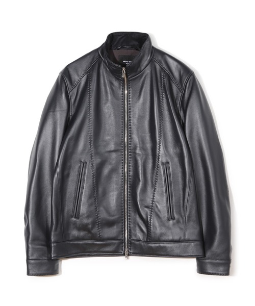 MEN'S BIGI（メンズビギ） 革ジャン ライダース スタンドカラー