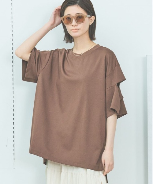 tシャツ カットアウト長袖プルオーバーカットソー レディース LAKOLE tシャツ カットアウト長袖プルオーバー / 148087