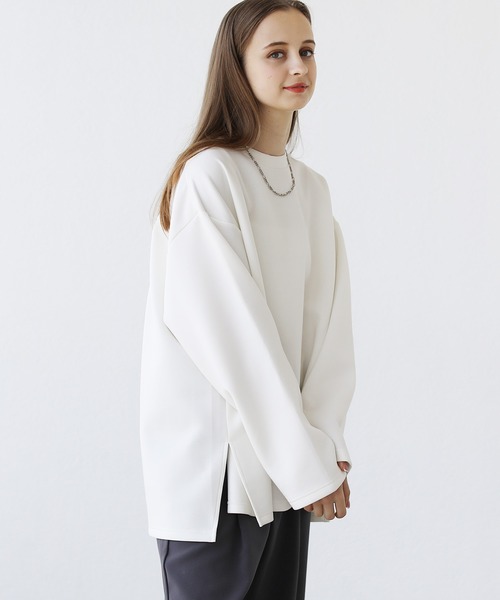 「LILL」 長袖Tシャツ M ブラウン メンズ
