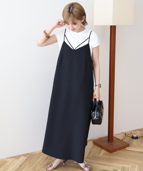 【専用】HYSTERIC GLAMOUR キャミワンピース ブラック HYSTERIC GLAMOUR（ヒステリックグラマー）の「サイドレース