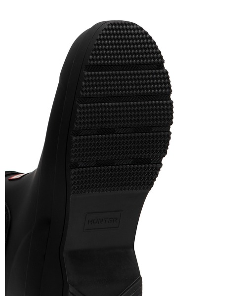 HUNTER 「HUNTER」 レインブーツ UK4 ブラック×ピンク