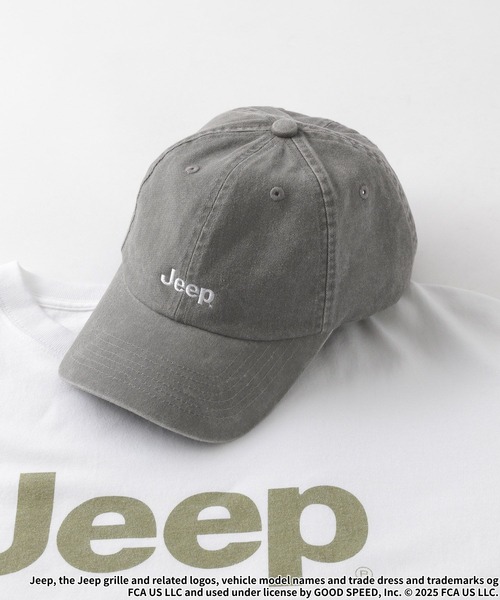 JEEP★UNISEX_Bear Embroidery Cap_3色 Jeep ジープ J is for Jeep アドベンチャー (カーキ) B型