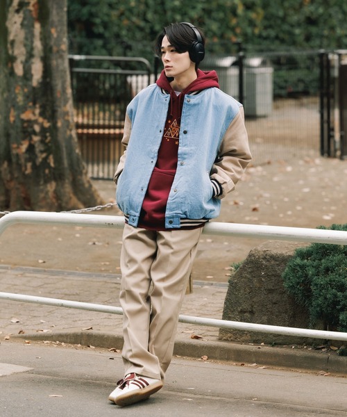 COBRA CAPS（コブラキャップス） スタジャン WASHED DENIM HEAVY KHAKI