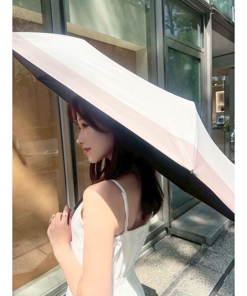 レディー♡日傘ホワイト♡レア ライン 傘 通販傘 日傘 晴雨兼用 レディース 長傘 50cm 雨傘