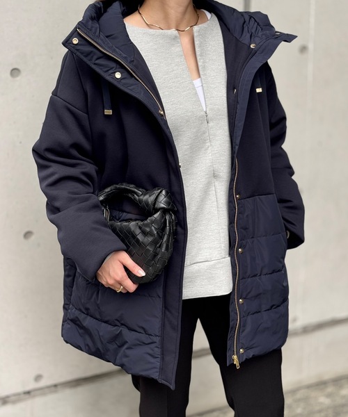 Emma Taylor 3way キルティングコート 黒 36 極美品✨エマ Emma Taylor 3way キルティングコート 黒 36 極美品✨エマ