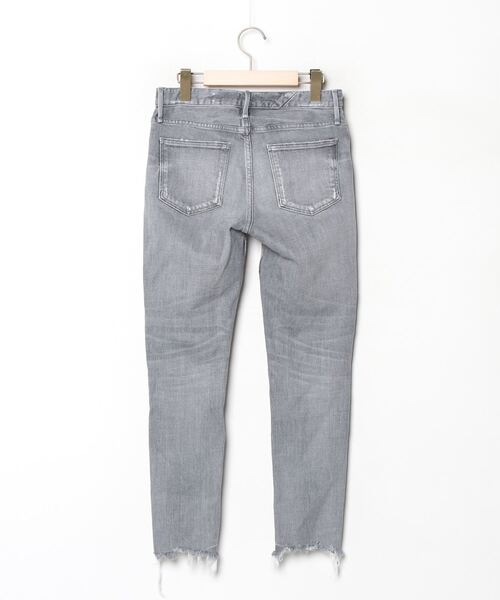 「upperhights」 加工デニムパンツ 23 グレー レディース_画像2