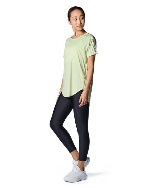 「UNDER ARMOUR」 半袖Tシャツ X-LARGE ライム レディース