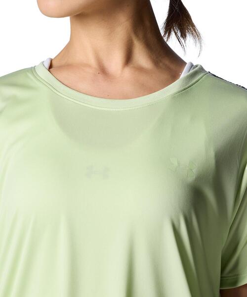 「UNDER ARMOUR」 半袖Tシャツ X-LARGE ライム レディース