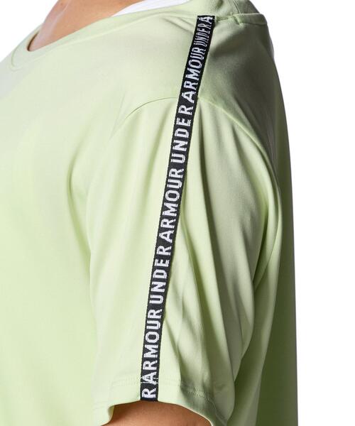 「UNDER ARMOUR」 半袖Tシャツ X-LARGE ライム レディース