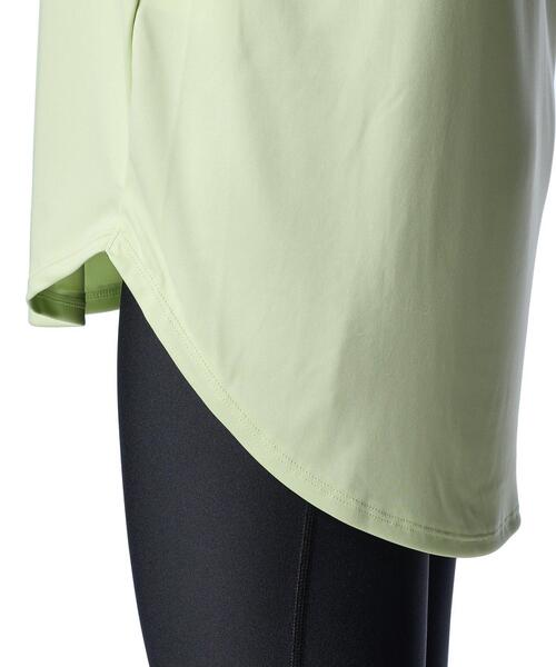 「UNDER ARMOUR」 半袖Tシャツ X-LARGE ライム レディース