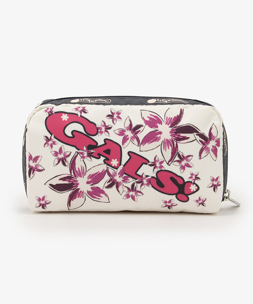 LeSportsac x 雑誌「りぼん」 国内買付 RECTANGULAR COSMETIC EXTRA LARGE RECTANGULAR COSMETICロージーレッドスクリプト