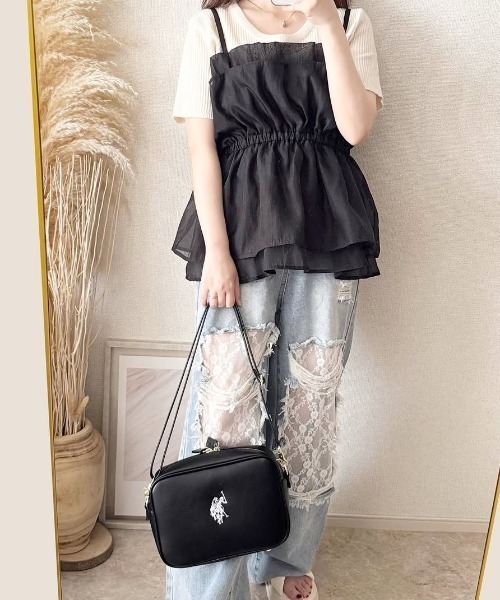 U.S. POLO ASSN. 「U.S. ASSN.」 ショルダーバッグ FREE