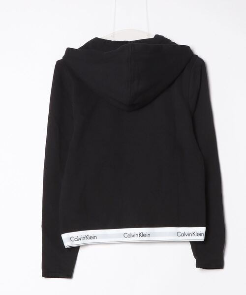 「Calvin Klein Underwear」 ジップアップパーカー SMALL ブラック レディース