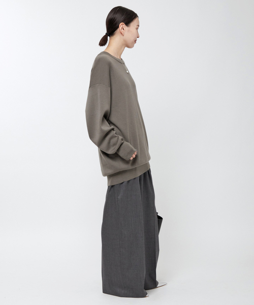 【未使用】AP STUDIO　Elites ストレートニットパンツ 未使用】AP STUDIO Elites ストレートニットパンツ