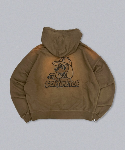 centimeter（センチメーター） パーカー CMT ruler zip hoodie メンズ