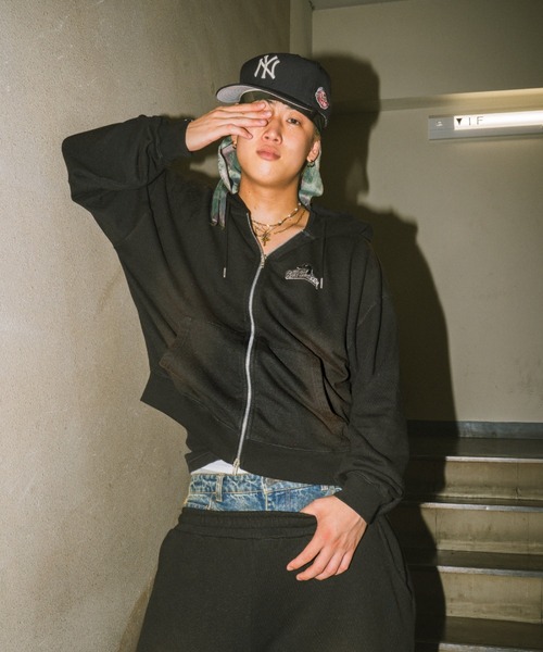 centimeter（センチメーター） パーカー CMT ruler zip hoodie メンズ