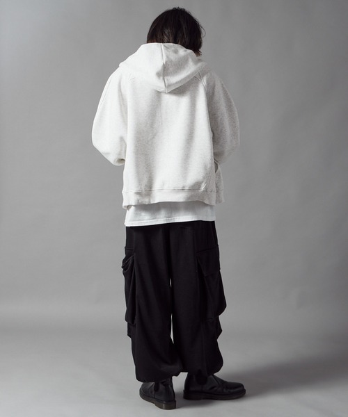 Theater code パーカー High-Neck Zip-Up Hoodie/ハイネックジップ