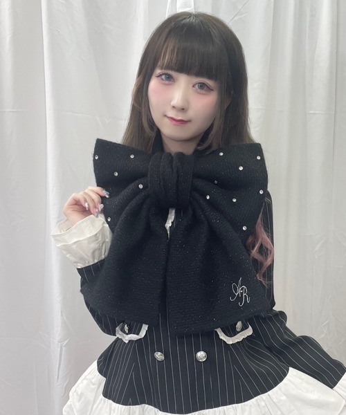 Ank Rouge（アンクルージュ） ストール マフラー キラキラおリボン