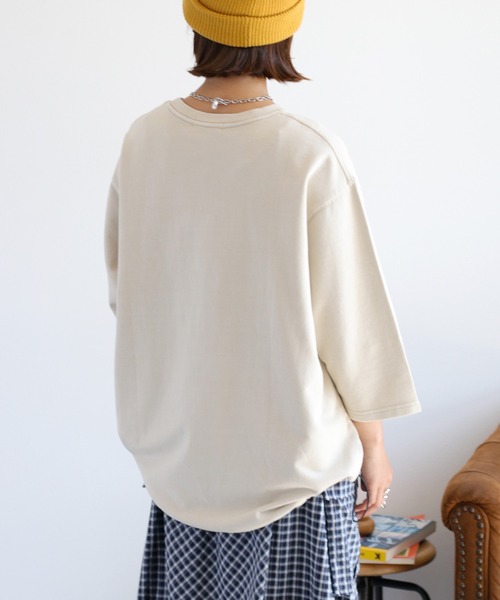 cepo（セポ） tシャツ ミニ裏毛スソドロストプルオーバー レディース