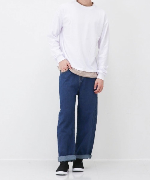 レイヤードロングスリーブTシャツ STYLEMIXER | レイヤードロングスリーブT (Tシャツ・カットソー(長袖