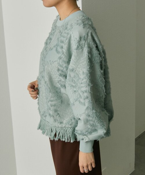 ear PAPILLONNER（イア パピヨネ） tシャツ 裾タッセルトップス「SUM1