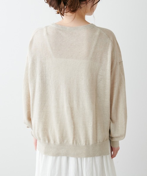 「PUAL CE CIN」 ニットカーディガン FREE ナチュラル レディース_画像6