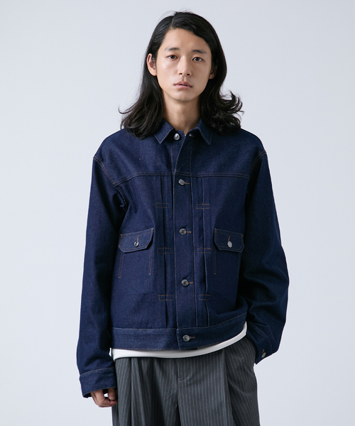 B.C B.C STOCK simplicite デニムジャケット STOCK（ベーセーストック） デニムジャケット gジャン