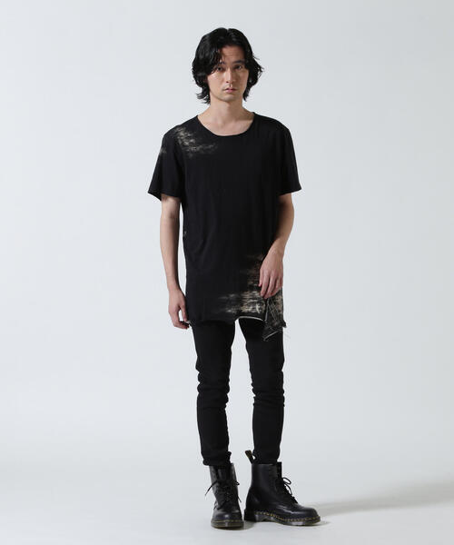 KMRii（ケムリ） tシャツ KMRii/ケムリ/Black Shadow Slash Cut/SS Tee