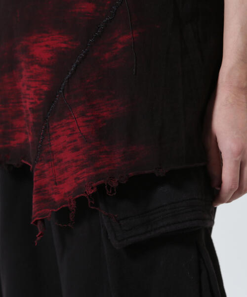 KMRii（ケムリ） tシャツ KMRii/ケムリ/Black Shadow Slash Cut/SS Tee