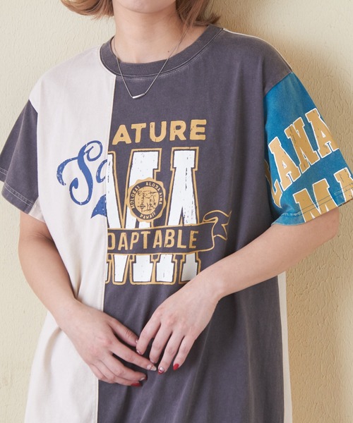 「CUBE SUGAR」 半袖Tシャツ M ブルー レディース_画像7