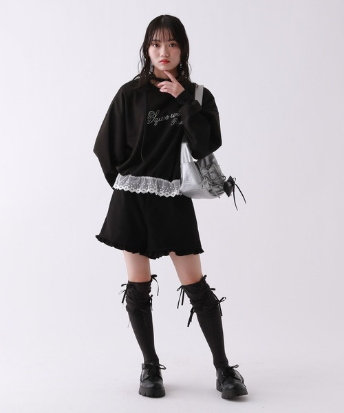 repipi armario（レピピアルマリオ） トレーナー 「girly line」「裏