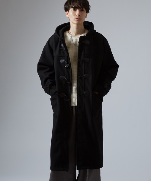 CABANE de ZUCCa（カバンドズッカ） ダッフルコート S ブラック メンズ