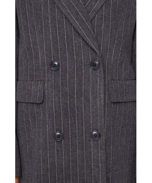 LAGUA GEM（ラグアジェム） コート チェスターコート STRIPE DOUBLE
