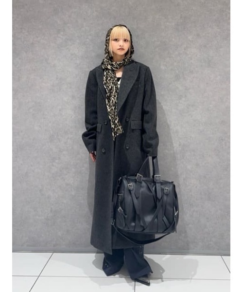 LAGUA GEM（ラグアジェム） コート チェスターコート STRIPE DOUBLE