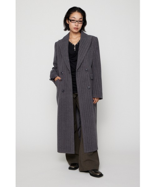 LAGUA GEM（ラグアジェム） コート チェスターコート STRIPE DOUBLE