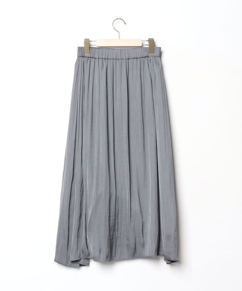 「UNTITLED」 スカート 02 チャコールグレー レディース_画像2