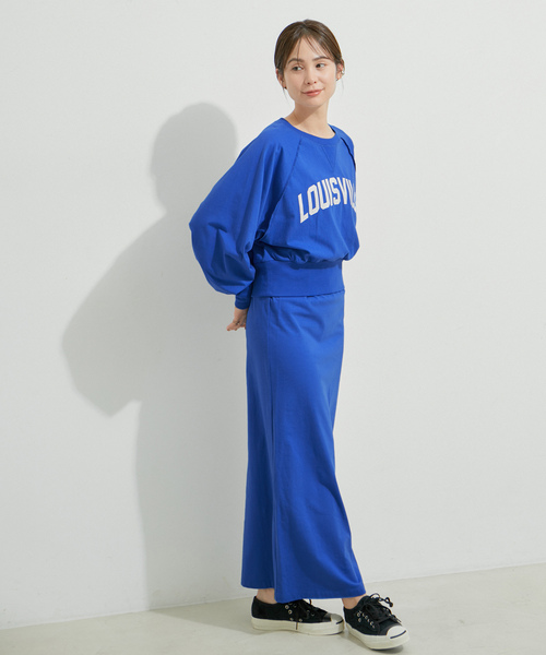 「LE CERCLE par rope'」 キャミソールワンピース FREE ブルー レディース_画像9