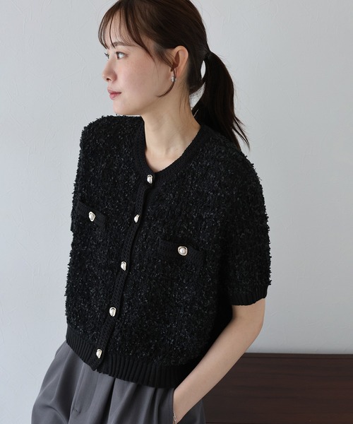 「BLUEEAST」 カーディガン MEDIUM モカ レディース_画像5