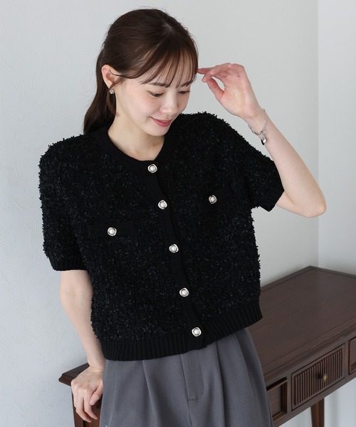 「BLUEEAST」 カーディガン MEDIUM モカ レディース_画像8