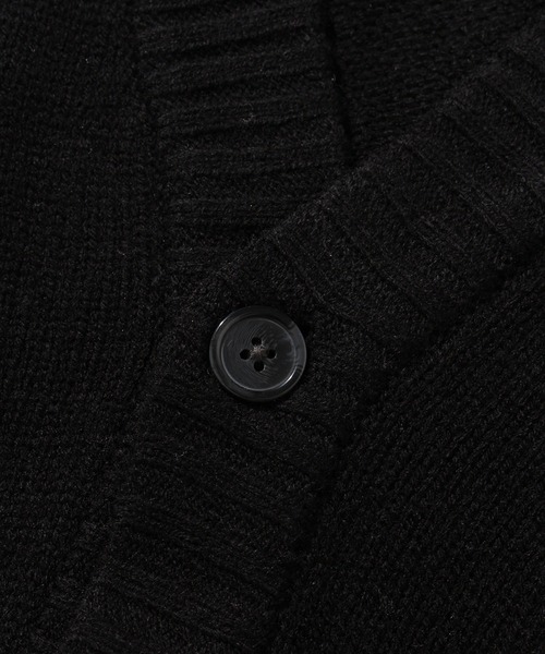 「BEVERLY HILLS POLO CLUB」 ニットカーディガン L ネイビー メンズ_画像5