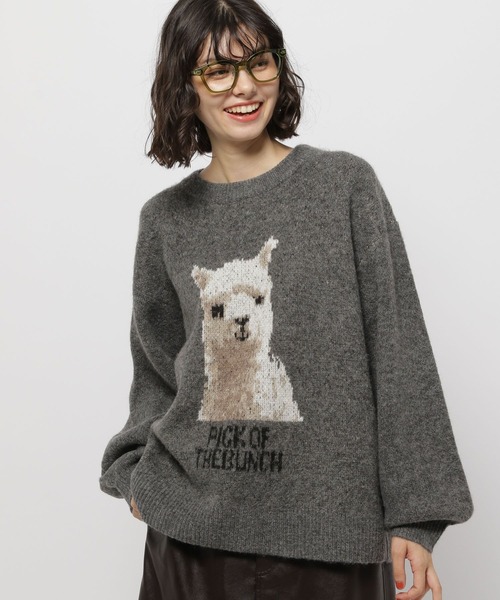 「niko and...」 長袖ニット MEDIUM グリーン レディース_画像3