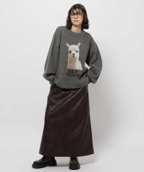 「niko and...」 長袖ニット MEDIUM グリーン レディース_画像5