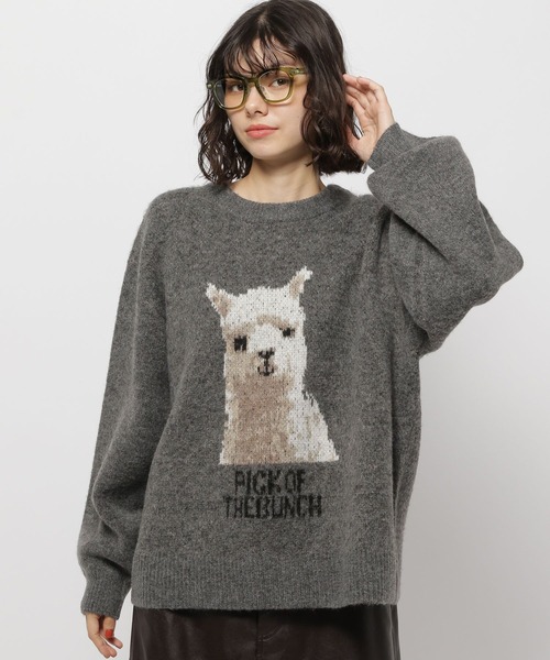 「niko and...」 長袖ニット MEDIUM グリーン レディース_画像6