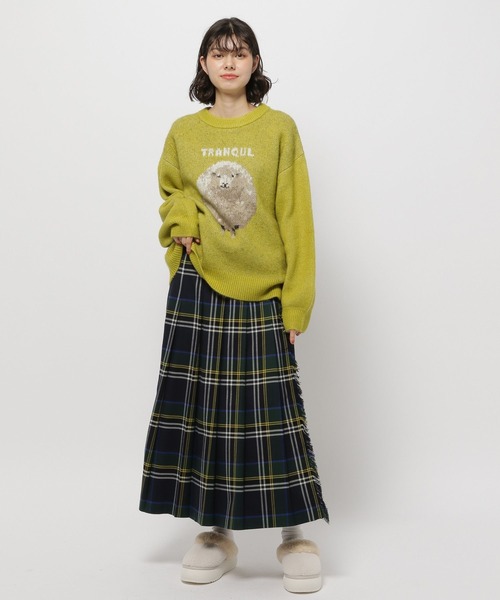 「niko and...」 長袖ニット MEDIUM グリーン レディース_画像7