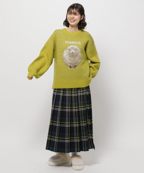 「niko and...」 長袖ニット MEDIUM グリーン レディース_画像8